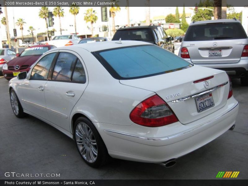 Arctic White / Cashmere 2008 Mercedes-Benz E 350 Sedan