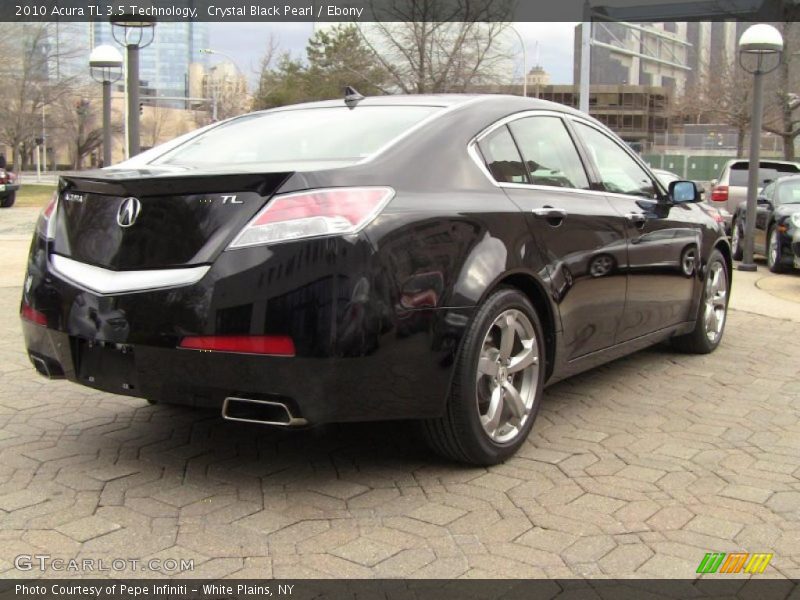 Crystal Black Pearl / Ebony 2010 Acura TL 3.5 Technology