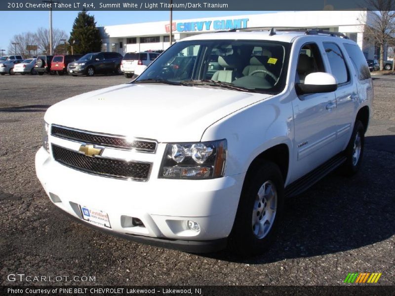 Summit White / Light Titanium/Dark Titanium 2010 Chevrolet Tahoe LT 4x4