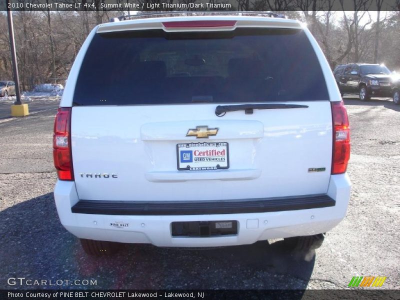 Summit White / Light Titanium/Dark Titanium 2010 Chevrolet Tahoe LT 4x4