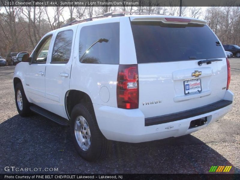 Summit White / Light Titanium/Dark Titanium 2010 Chevrolet Tahoe LT 4x4