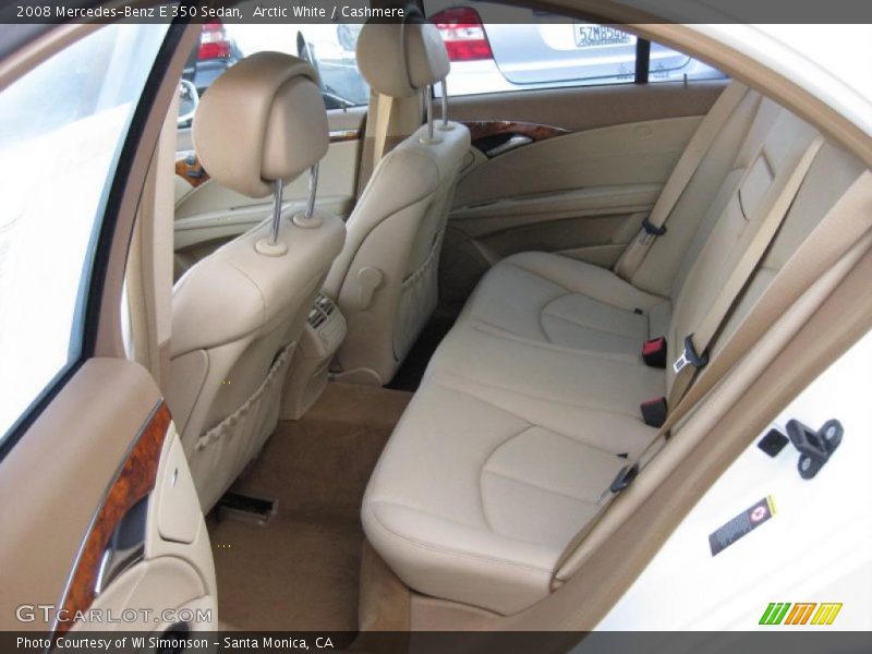 Arctic White / Cashmere 2008 Mercedes-Benz E 350 Sedan