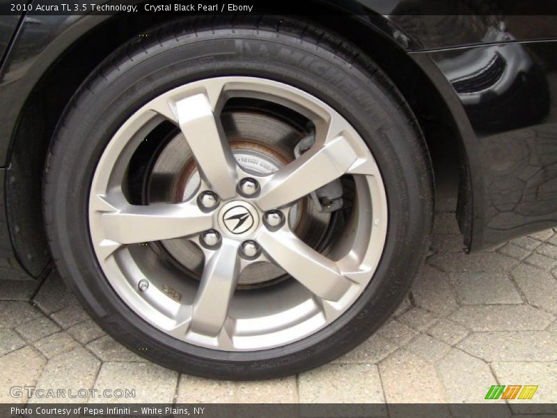 Crystal Black Pearl / Ebony 2010 Acura TL 3.5 Technology
