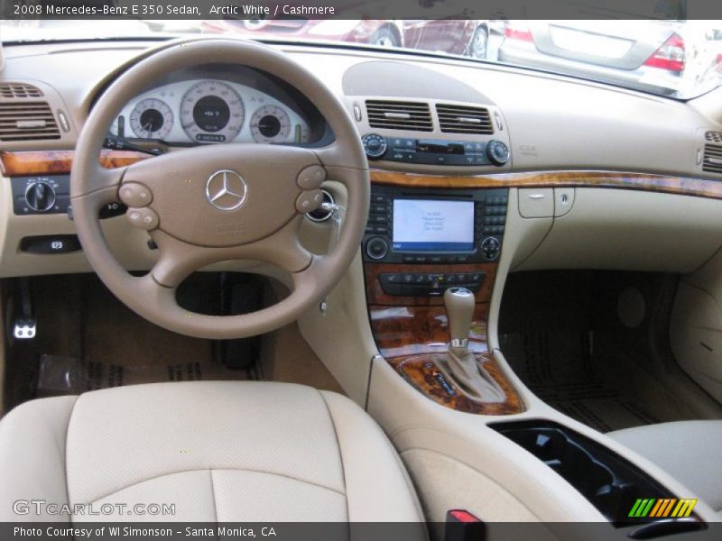 Arctic White / Cashmere 2008 Mercedes-Benz E 350 Sedan