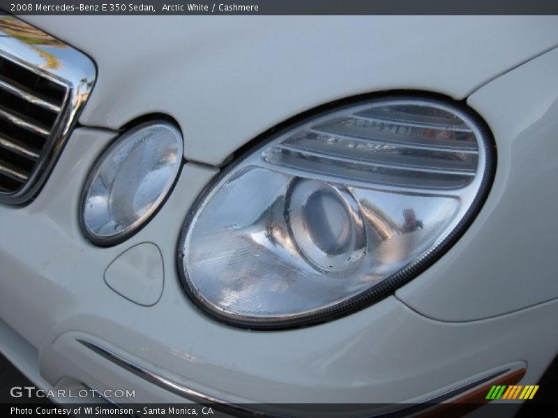 Arctic White / Cashmere 2008 Mercedes-Benz E 350 Sedan