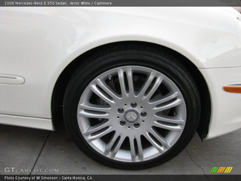 Arctic White / Cashmere 2008 Mercedes-Benz E 350 Sedan