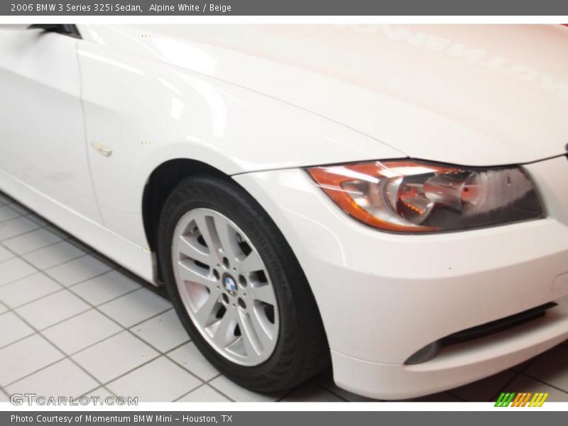 Alpine White / Beige 2006 BMW 3 Series 325i Sedan