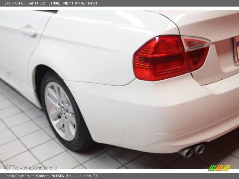 Alpine White / Beige 2006 BMW 3 Series 325i Sedan