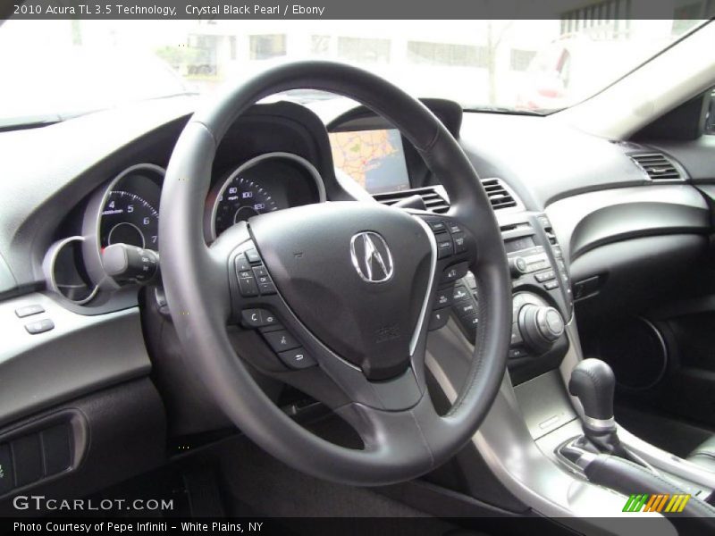 Crystal Black Pearl / Ebony 2010 Acura TL 3.5 Technology