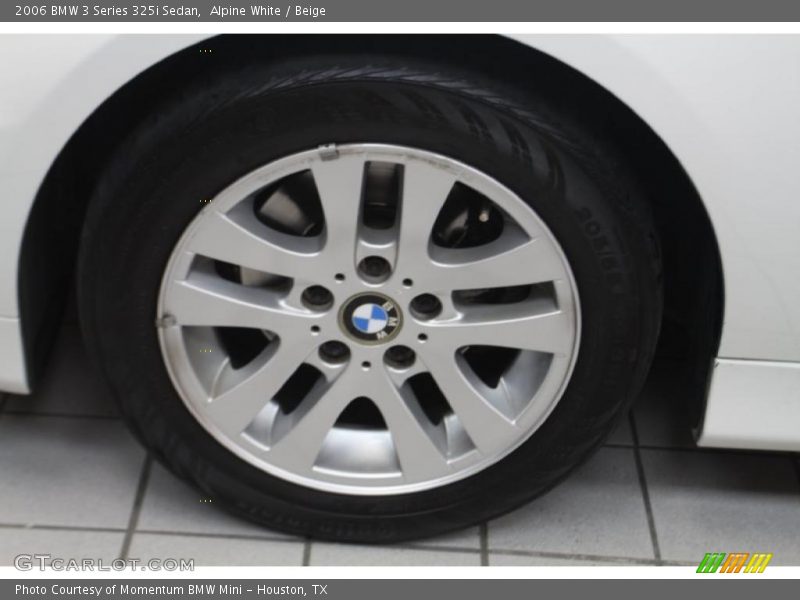 Alpine White / Beige 2006 BMW 3 Series 325i Sedan