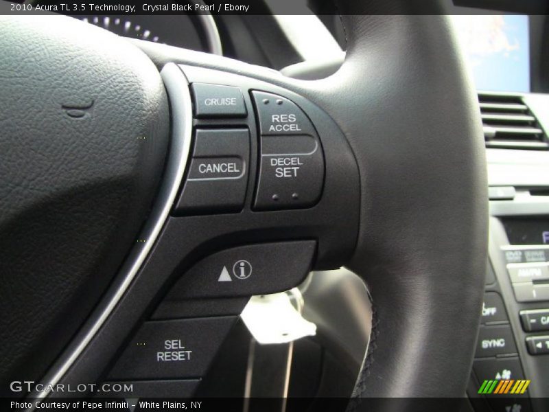 Crystal Black Pearl / Ebony 2010 Acura TL 3.5 Technology