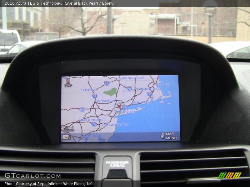 Crystal Black Pearl / Ebony 2010 Acura TL 3.5 Technology