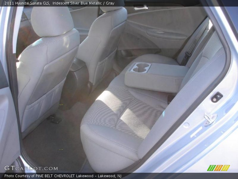 Iridescent Silver Blue Metallic / Gray 2011 Hyundai Sonata GLS
