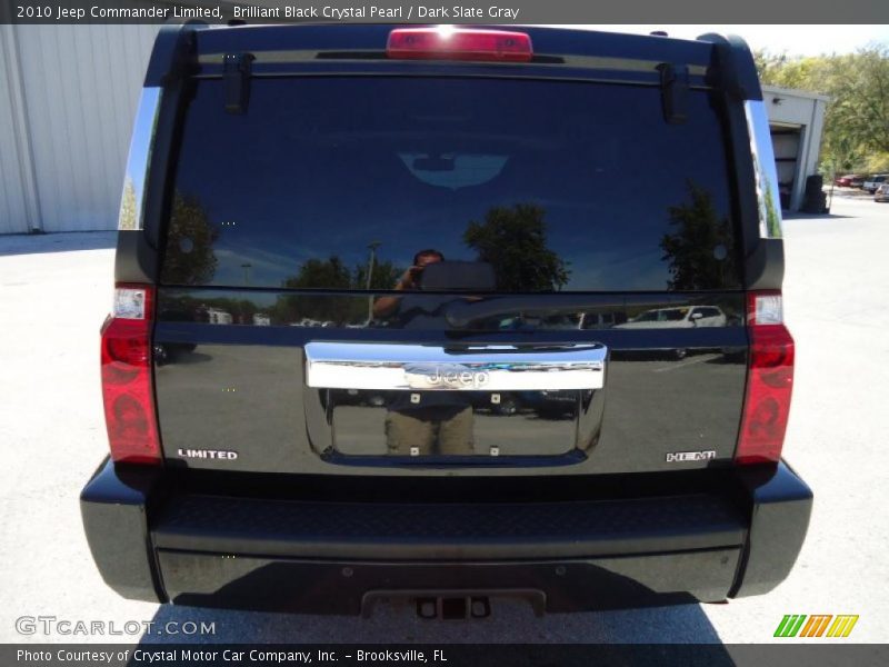 Brilliant Black Crystal Pearl / Dark Slate Gray 2010 Jeep Commander Limited