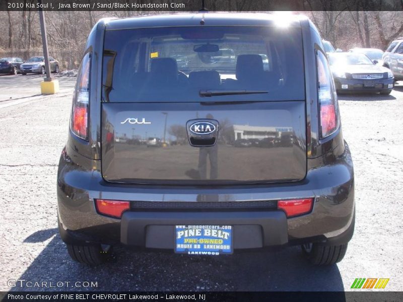 Java Brown / Sand/Black Houndstooth Cloth 2010 Kia Soul !