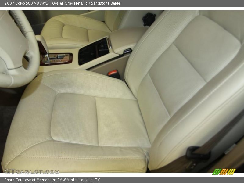 Oyster Gray Metallic / Sandstone Beige 2007 Volvo S80 V8 AWD