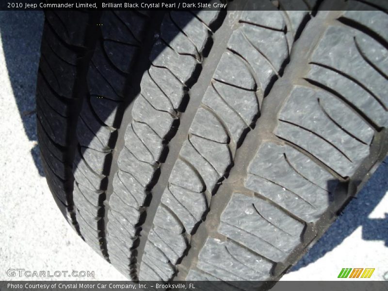 Brilliant Black Crystal Pearl / Dark Slate Gray 2010 Jeep Commander Limited