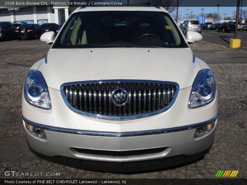 Platinum Ice Metallic / Cashmere/Cocoa 2008 Buick Enclave CXL