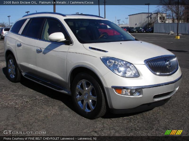 Platinum Ice Metallic / Cashmere/Cocoa 2008 Buick Enclave CXL