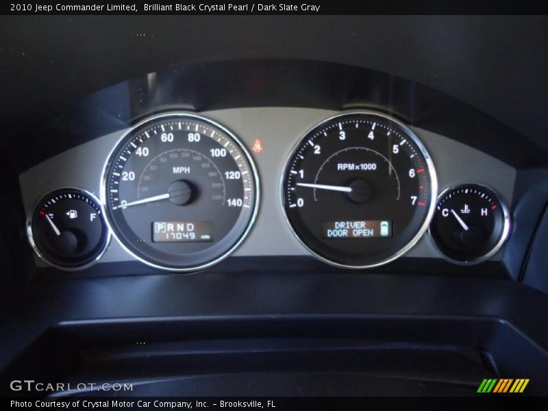  2010 Commander Limited Limited Gauges