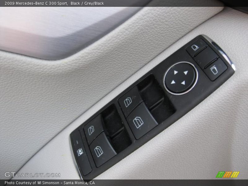 Black / Grey/Black 2009 Mercedes-Benz C 300 Sport