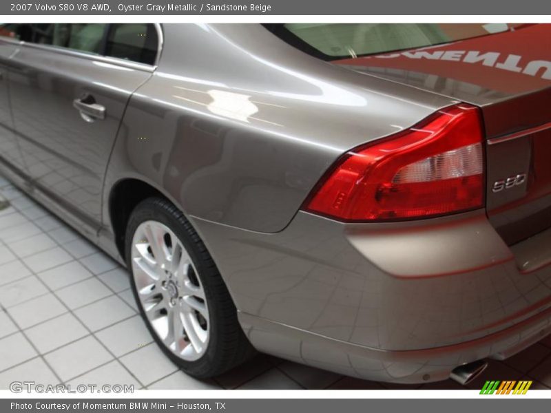 Oyster Gray Metallic / Sandstone Beige 2007 Volvo S80 V8 AWD