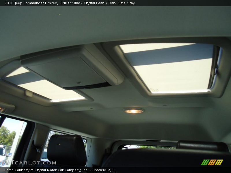 Brilliant Black Crystal Pearl / Dark Slate Gray 2010 Jeep Commander Limited