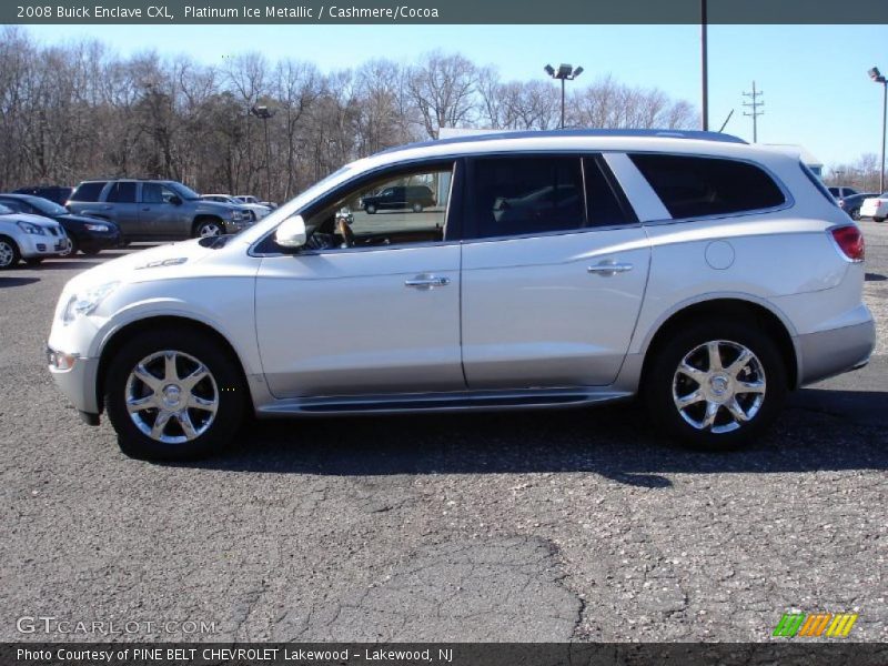 Platinum Ice Metallic / Cashmere/Cocoa 2008 Buick Enclave CXL