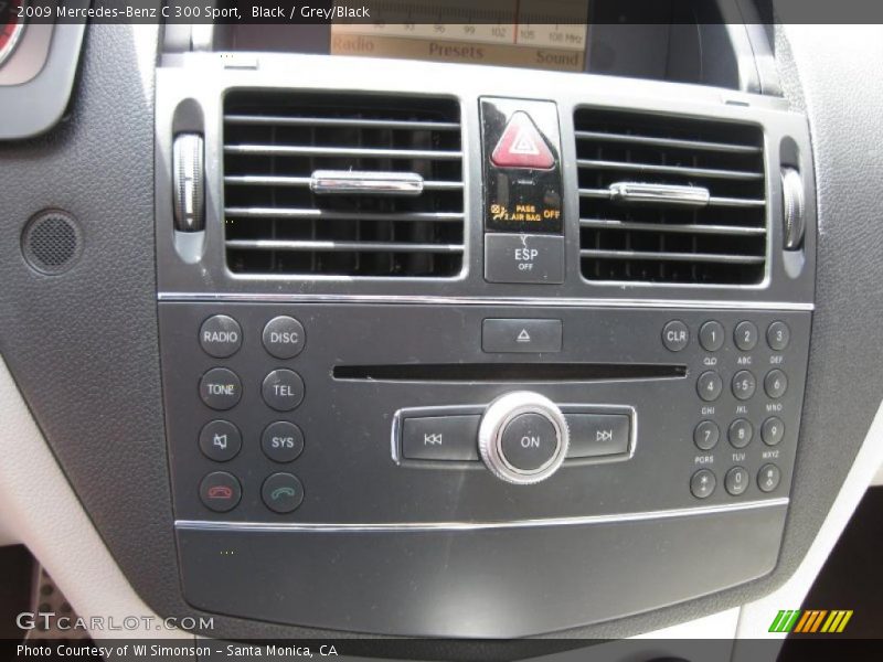 Black / Grey/Black 2009 Mercedes-Benz C 300 Sport