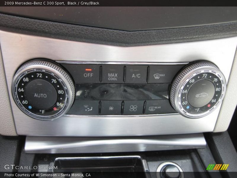 Black / Grey/Black 2009 Mercedes-Benz C 300 Sport