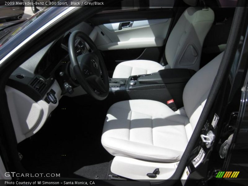 Black / Grey/Black 2009 Mercedes-Benz C 300 Sport