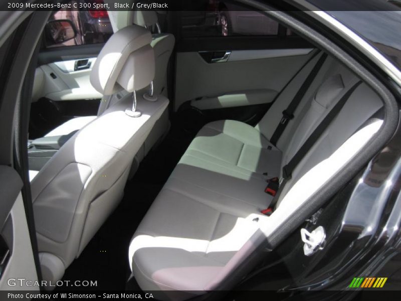 Black / Grey/Black 2009 Mercedes-Benz C 300 Sport