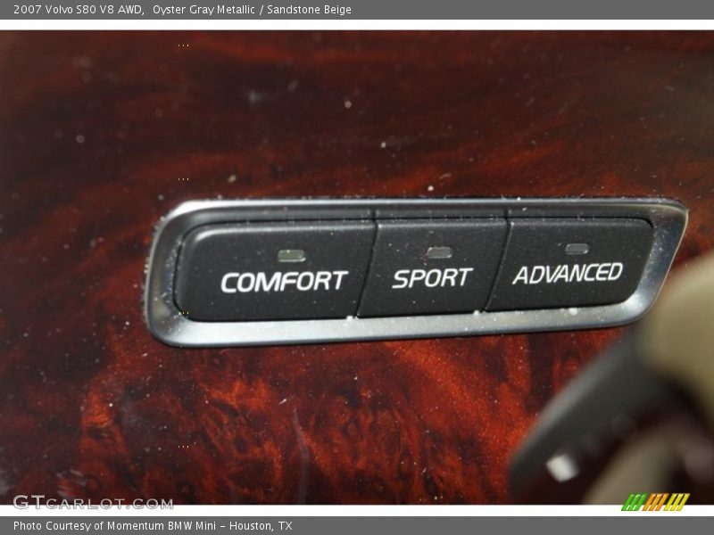 Controls of 2007 S80 V8 AWD