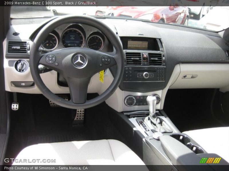 Black / Grey/Black 2009 Mercedes-Benz C 300 Sport