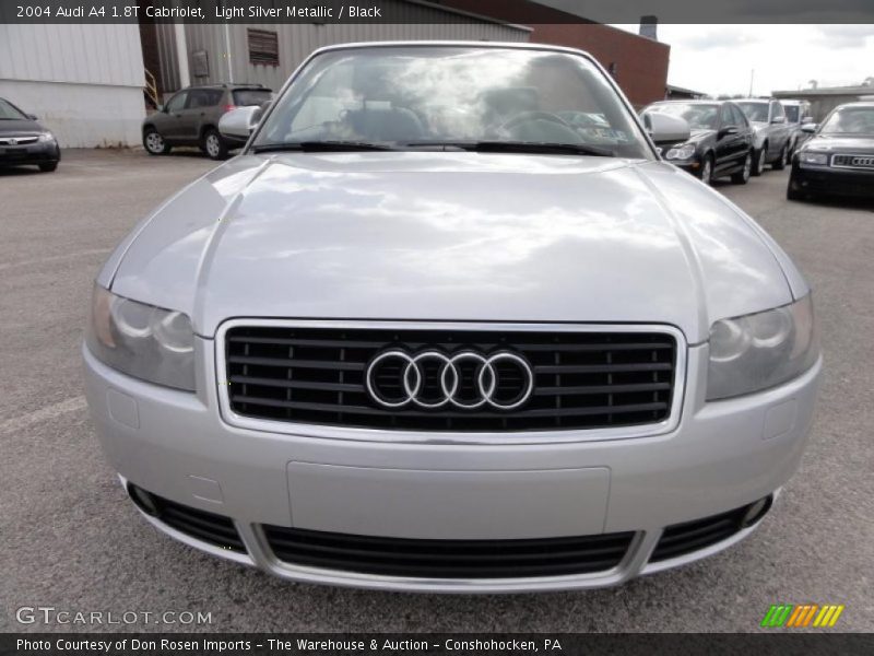 Light Silver Metallic / Black 2004 Audi A4 1.8T Cabriolet