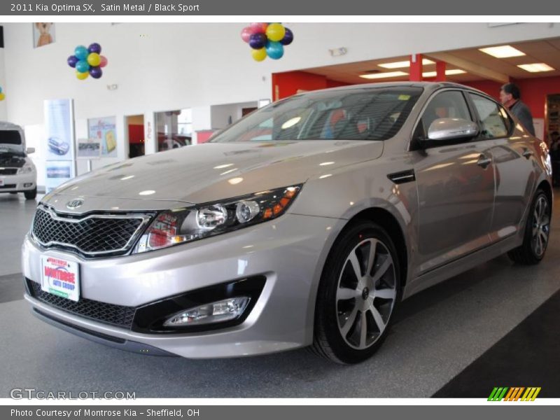 Satin Metal / Black Sport 2011 Kia Optima SX