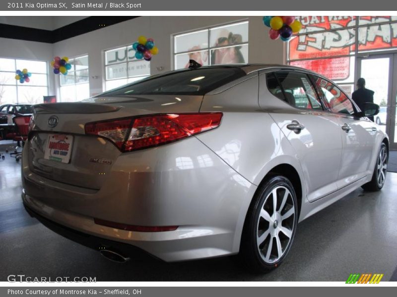Satin Metal / Black Sport 2011 Kia Optima SX