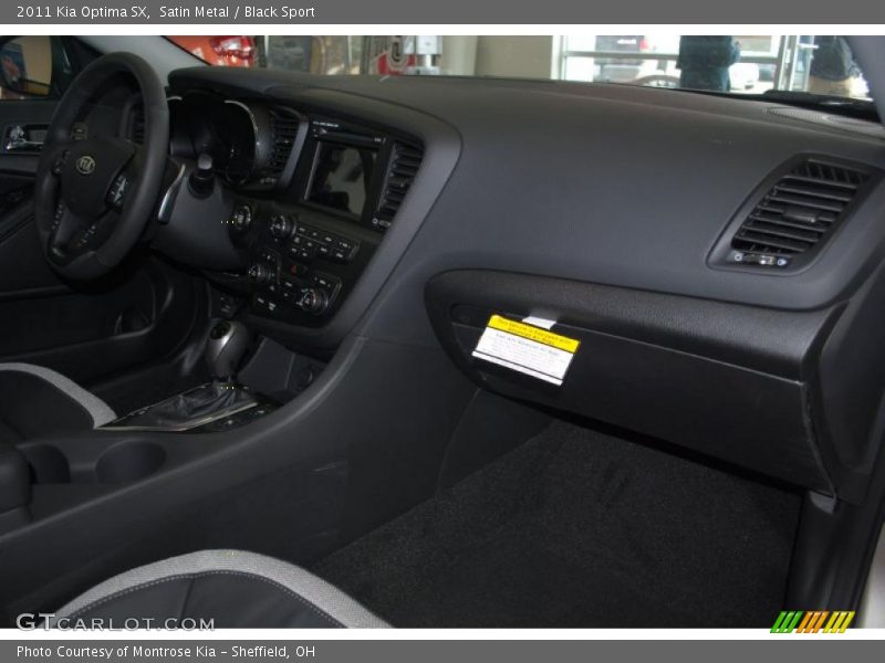 Satin Metal / Black Sport 2011 Kia Optima SX