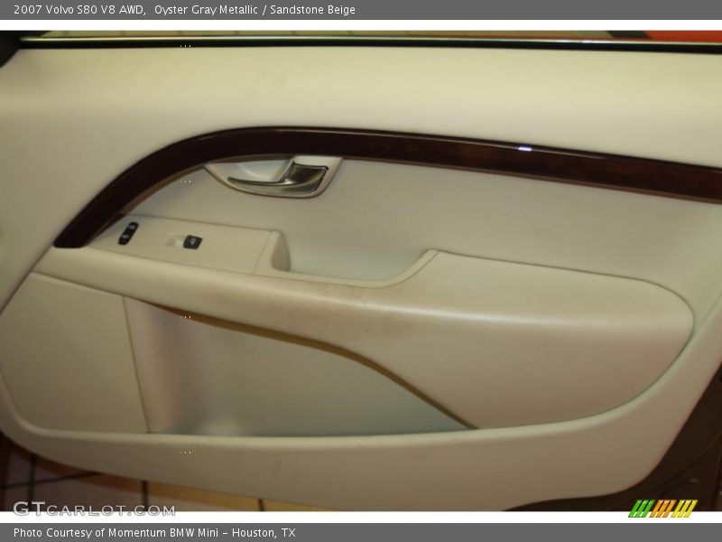Oyster Gray Metallic / Sandstone Beige 2007 Volvo S80 V8 AWD