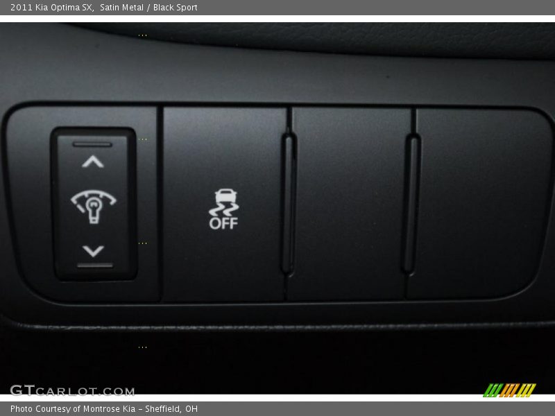 Controls of 2011 Optima SX