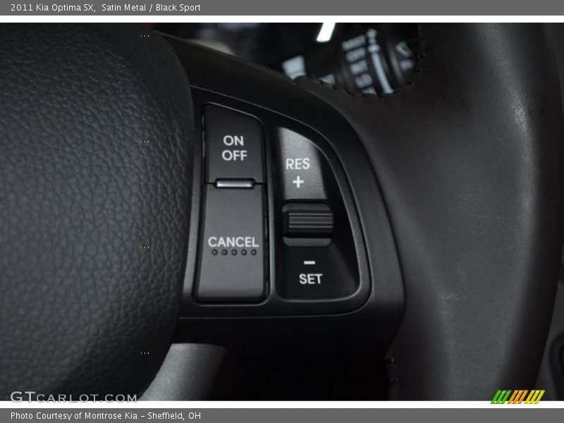 Satin Metal / Black Sport 2011 Kia Optima SX
