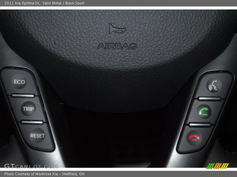 Controls of 2011 Optima SX