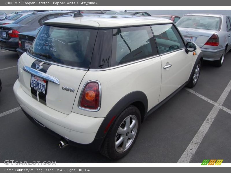 Pepper White / Grey/Black 2008 Mini Cooper Hardtop
