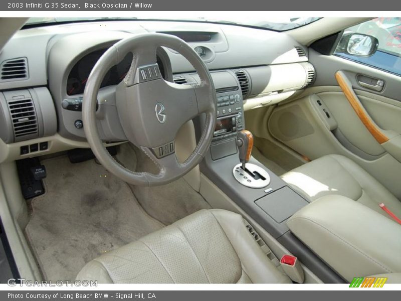 Black Obsidian / Willow 2003 Infiniti G 35 Sedan
