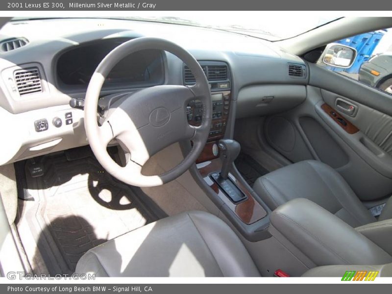 Millenium Silver Metallic / Gray 2001 Lexus ES 300