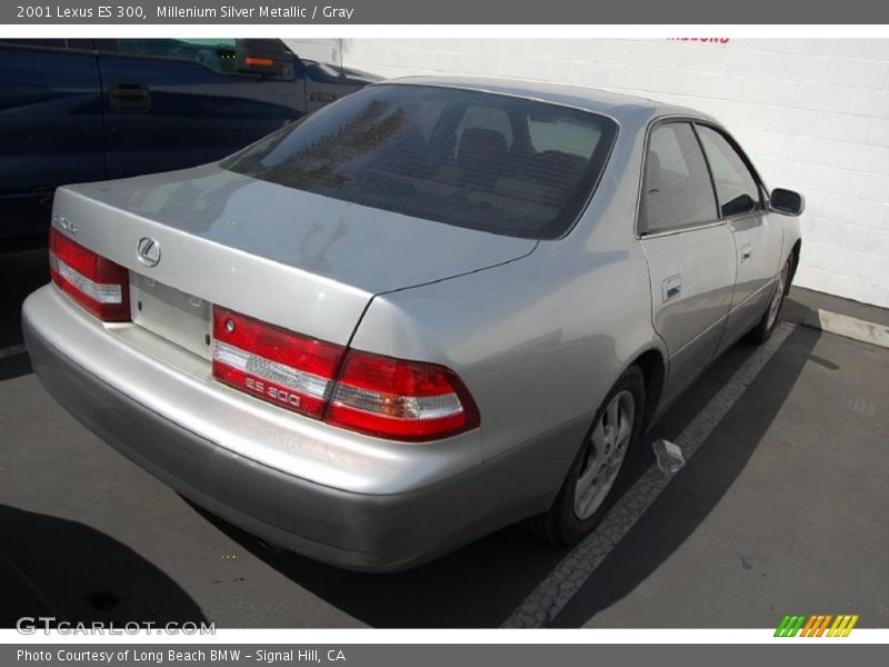 Millenium Silver Metallic / Gray 2001 Lexus ES 300