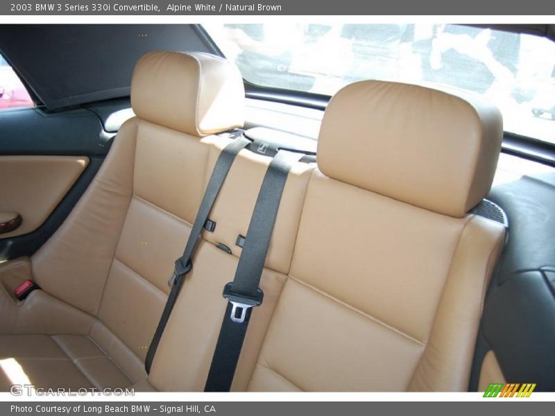  2003 3 Series 330i Convertible Natural Brown Interior