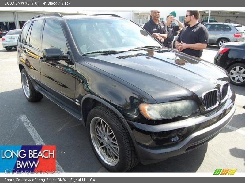 Jet Black / Black 2003 BMW X5 3.0i