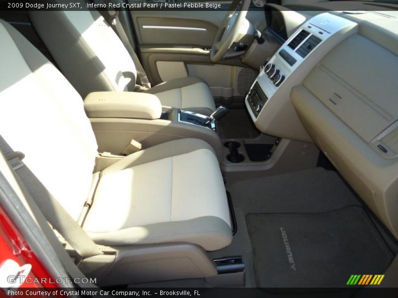 Inferno Red Crystal Pearl / Pastel Pebble Beige 2009 Dodge Journey SXT