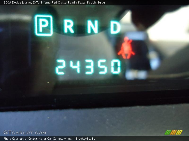 Inferno Red Crystal Pearl / Pastel Pebble Beige 2009 Dodge Journey SXT